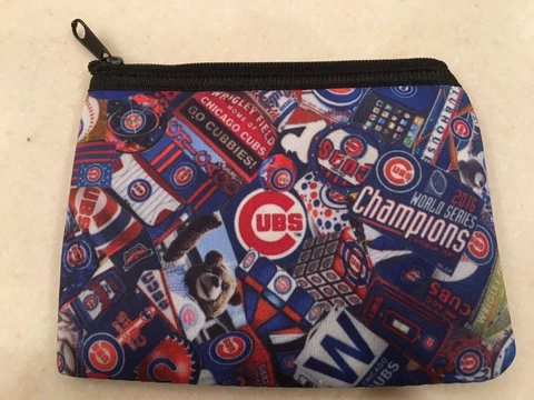 Chicago Cubs World Series Zipper Wallet Cover