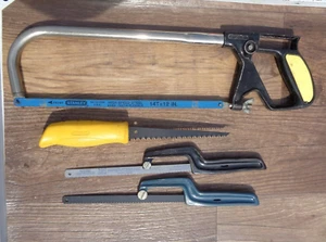 STANLEY Saws - Lot of 4 - Hacksaw Keyhole Saw - Picture 1 of 5