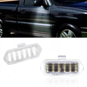 LED Side Mirror Puddle Lights For 03-06 Escalade Silverado Suburban Tahoe Sierra - Picture 1 of 7