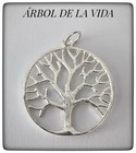 COLGANTE ARBOL DE LA VIDA PLATA DE LEY TREE OF LIFE SILVER