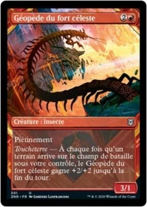 MTG Magic ZNR - Skyclave Geopede/Géopède du fort céleste, Showcase, French/VF - Picture 1 of 1