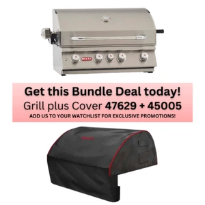 Bull Angus - 30-Inch Built-In BBQ Grill Island Kitchen Natural Gas with Cover - Picture 1 of 8