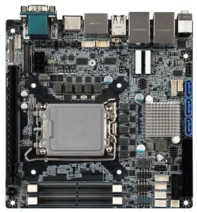 Intel 14th Gen DP HDMI H610E M.2 NVMe 2.5G PCIe x16 LGA1700 Mini ITX Motherboard - Picture 1 of 11