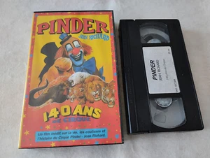 TRES RARE K7 VHS / CASSETTE VIDEO - PINDER 140 ANS DE CIRQUE - JEAN RICHARD - Photo 1/1