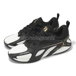 Nike Jordan Heir PF Classic Black Metallic Gold Sail Men Basketball FQ3859-007 - Picture 1 of 8