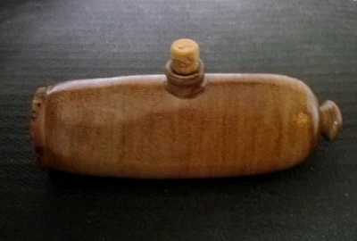 Très ancienne bouillotte en terre cuite - Photo 1/2