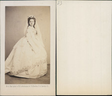 Lehmann, Berlin, Pauline Lucca, soprano Vintage CDV albumen carte de visite.Pa