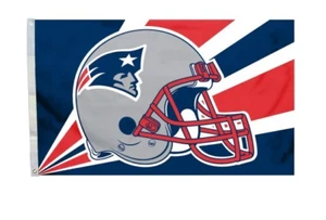 New England Patriots Stripe 3x5 House Flag - Picture 1 of 1