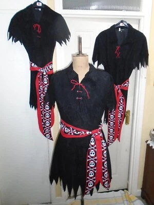 Vestidos Pirata Damas x 3 Tallas Surtidas, Pequeño, Grande, Extra Grande Teatro Foto 1 de 4