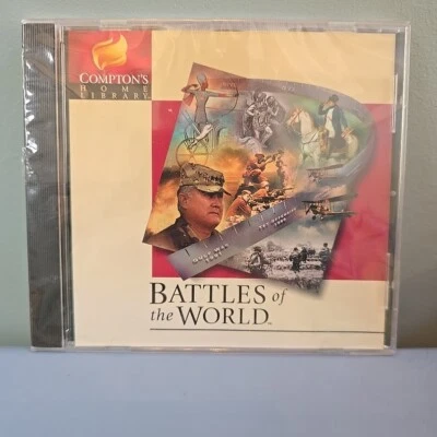Compton's Home Library: Battles of The World CD-ROM 1996 Brand New & Sealed - Image 1 of 3