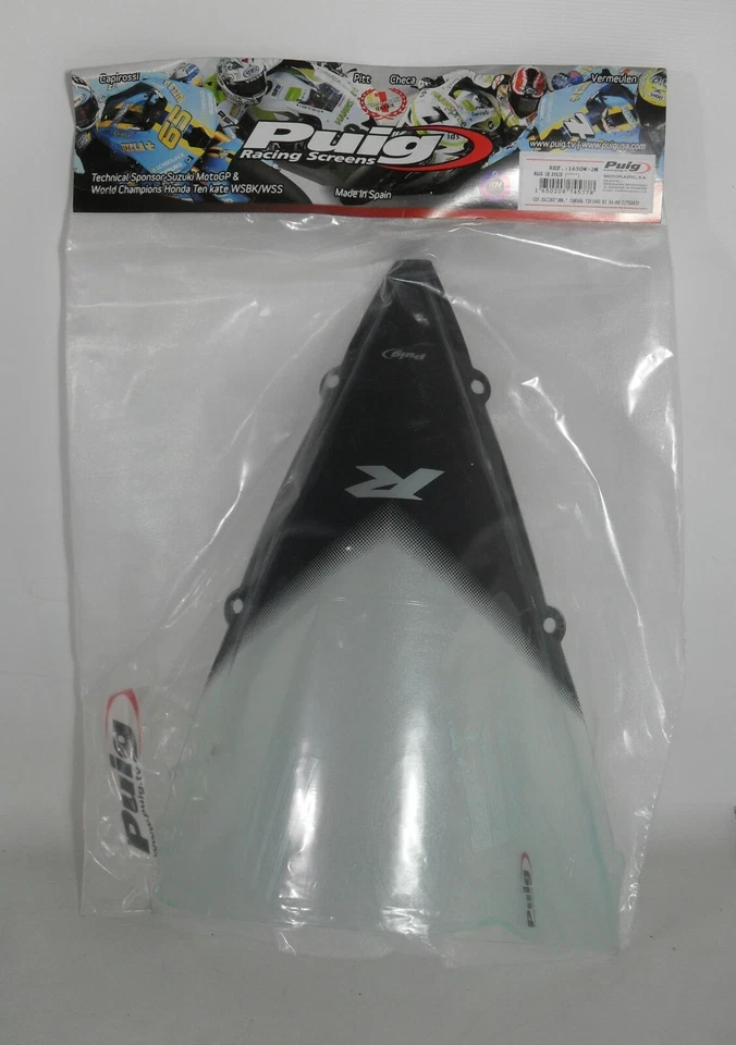 Écran De Carénage Racing Puig Élevé Moto Yamaha R1 2004-2006, Clair - Photo 1/1