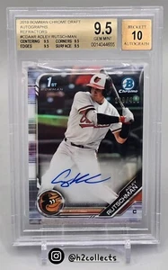 Adley Rutschman 2019 1st Bowman cromo automático/499 ref Orioles BGS 9,5 GEMA COMO NUEVO - Imagen 1 de 2