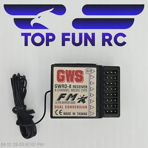 GWS GWRD-8 Receiver 8 Channel Micro Type Ultra Narrow Band, Dual Conversion - Picture 1 of 1