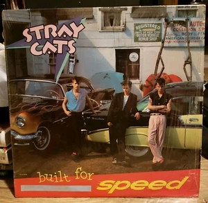 Stray Cats Built For Speed Vinyl LP 1982 Rockabilly MTV Vintage EMI ST-517070 - Foto 1 di 2