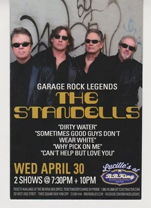 The Standells Gary U.S. Bonds 2014 cartolina promozionale concerti di New York - Foto 1 di 2