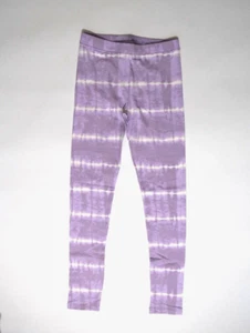 J.CREW CREWCUTS GIRLS PURPLE TIE DYE ELASTIC WAIST STRETCH LEGGINGS Sz 8 - Picture 1 of 2