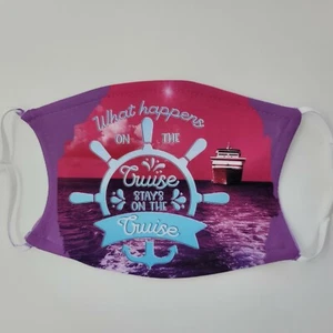 FACE MASK Cruise Ship   washable, adjustable. 2 filters inc - Picture 1 of 1