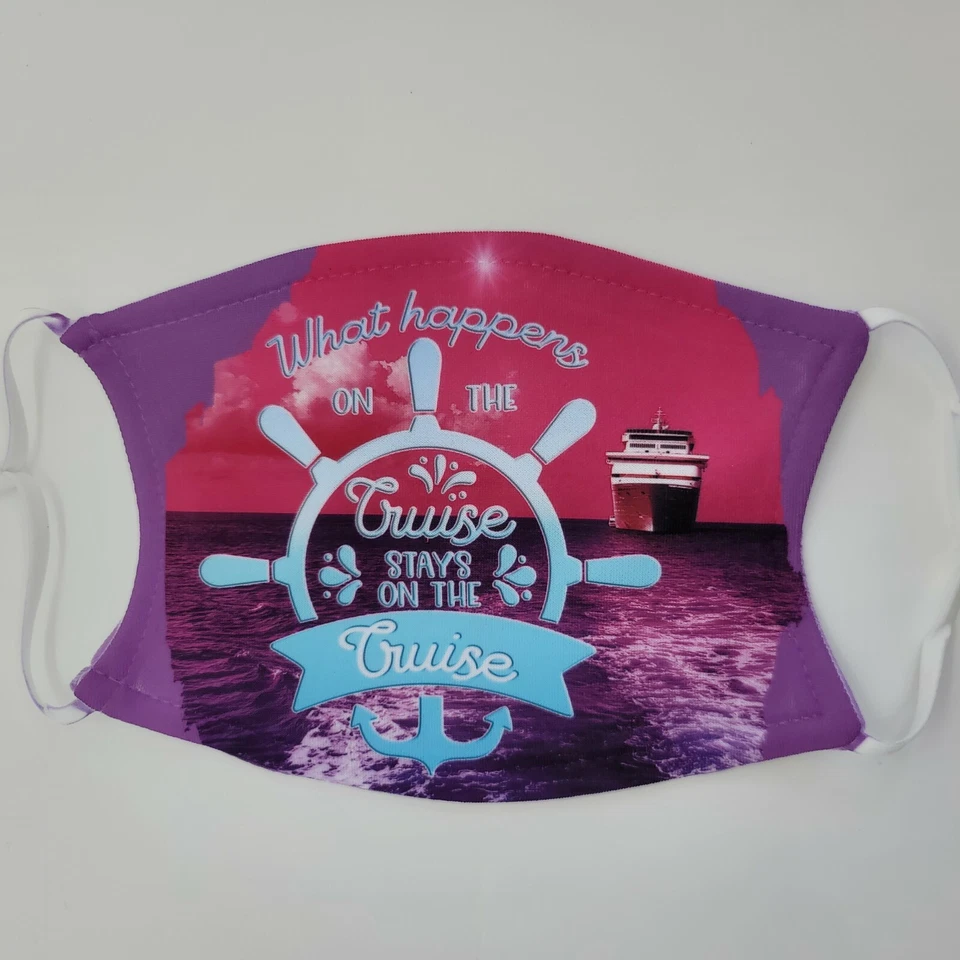 FACE MASK Cruise Ship   washable, adjustable. 2 filters inc - Image 1 of 1
