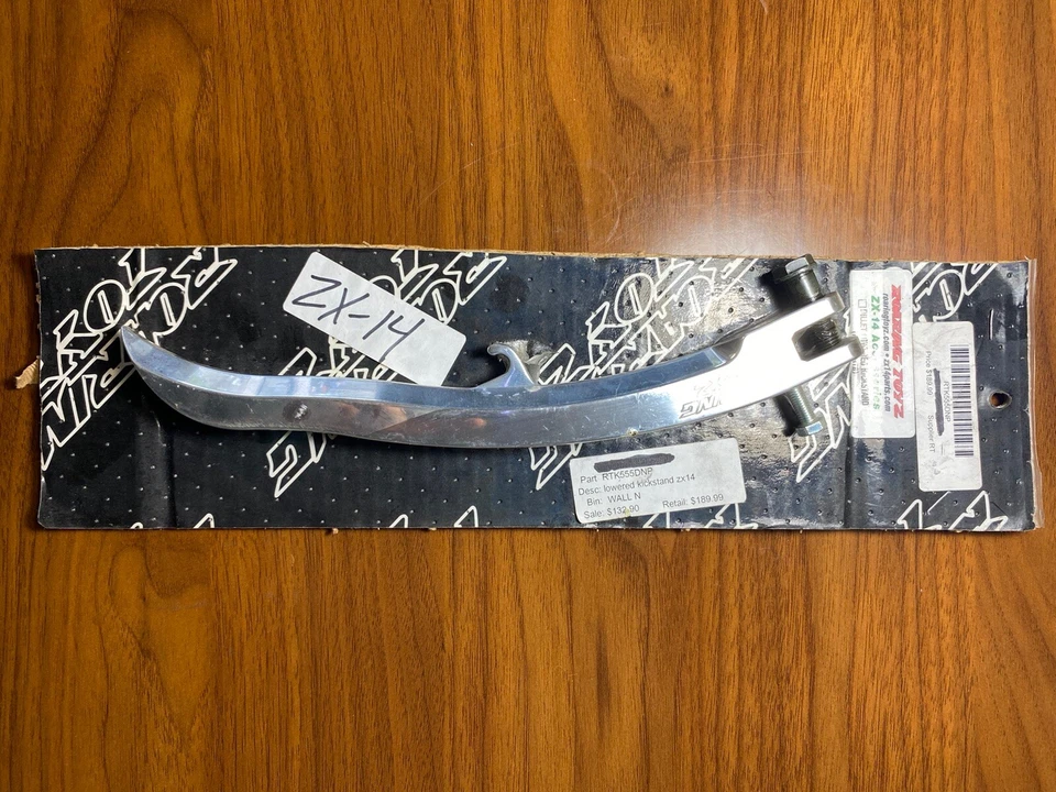 Kawasaki Ninja Zx14r ZX14 2008-2010 soporte lateral Foto 1 de 2