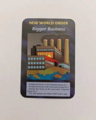 INWO Illuminati New World Order BIGGER BUSINESS 1995 Unlimited Edition Kartenspiel - Bild 1 von 2