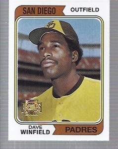 2001 (PADRES) Topps Archives #73 Dave Winfield 74
