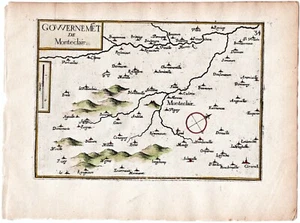 1634 Nicolas Tassin Map Monteclair, Andelot Blancheville, Rimaucourt, France - Picture 1 of 1
