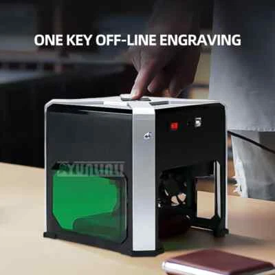 Mini máquina de grabado láser de metal K6 máquina de marcado portátil corte de madera Foto 1 de 4