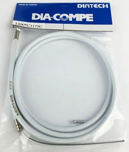 Dia-Compe REAR BMX bicycle brake cable - WHITE - Picture 1 of 2