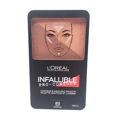 L'oreal Infallible Pro Contour & Highlight Palette 815 DEEP - Image 1 of 4