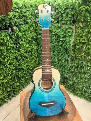 Kamehameha Ukulele KS-28 Solid Top Tiger Maple Soprano - Image 1 of 4