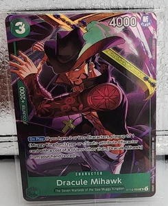 Dracule Mihawk (Illustration Box Vol.4) ST12-003 One Piece Promotion Cards Foil - Picture 1 of 3
