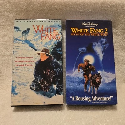 VHS - Disney - White Fang Lot 1 and 2   - Image 1 of 2