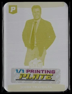 2025 Leaf Metal Pristine #BA-JT5 John Travolta piastra di stampa giallo 1/1 - Foto 1 di 2