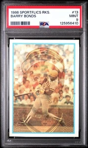1986 SPORTFLICS ROOKIES BARRY BONDS #13 * PIRATES * MINT PSA 9 - Picture 1 of 1
