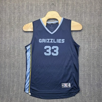 Camiseta deportiva de los fanáticos de los Grizzlies de la NBA Marc Gasol #33 azul marino L fan de baloncesto de Memphis  Foto 1 de 4