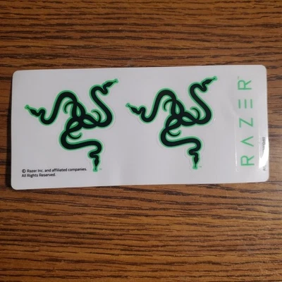 Razer Official Decal Sticker Set Sheet of 3 Stickers - Image 1 of 4