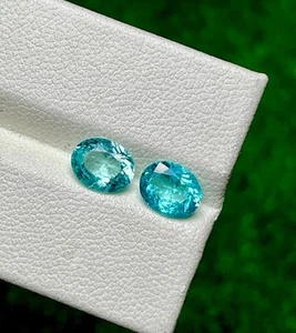 2.09ct Ravishing Color 100% Natural Paraiba Blue Apatite Loose Gemstone - Picture 1 of 4