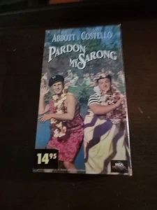 Abbott and Costello Pardon My Sarong (VHS, 1992) Neu Sealed - Bild 1 von 6
