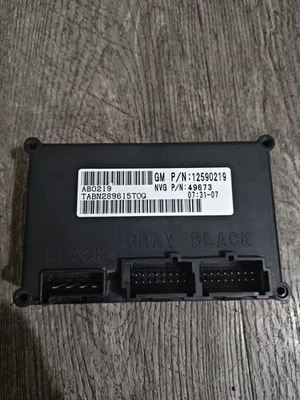 Chevy Silverado GMC Transfer Case Module P/N 12590219 Duramax Diesel - Image 1 of 3