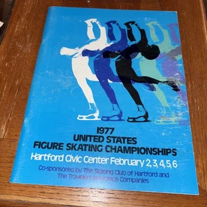 Vintage USA 1977 Eiskunstlauf Championships Hartford CT Programm RAR! - Bild 1 von 10