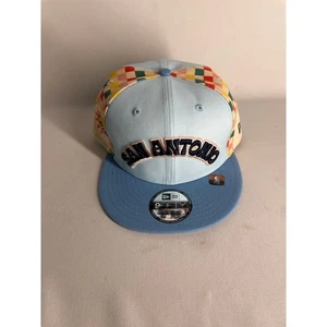 Herren New Era Hellblau San Antonio Spurs 2024/25 City Edition 9FIFTY Snapback - Bild 1 von 7