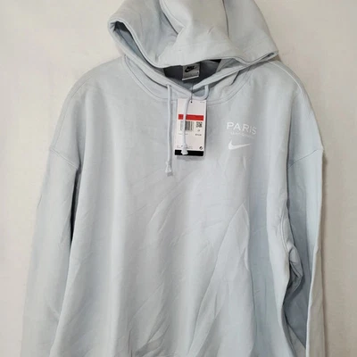 Sudadera Paris Saint Germain PSG Nike para mujer talla L azul claro polar pulóver Foto 1 de 4