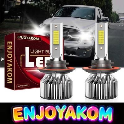 For Dodge Ram 5500 2008-2010 Combo LED Headlight Hi/Low Beam Bulbs Bright White - Image 1 of 4