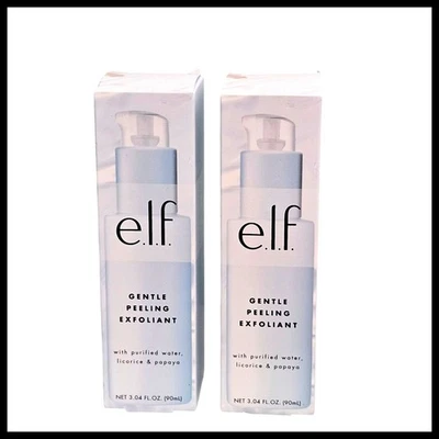 2 x e.l.f. Gentle Peeling Exfoliant Purified Water Licorice Papaya 3.04 fl oz - Image 1 of 4