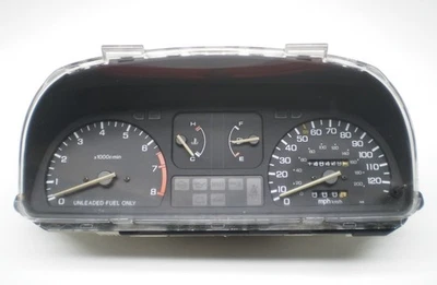 90-91 Honda Civic CRX Instrument Cluster Manual Transmission 148k Miles OEM EF - Image 1 of 4