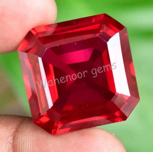 62.95 Ct Natural Blood Red Ruby Emerald Certified Mozambique Stunning Gemstone - Picture 1 of 6