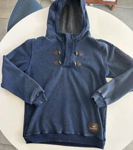 Sudadera con capucha Gandys para hombre talla XL azul pulóver con palanca. - Imagen 1 de 8