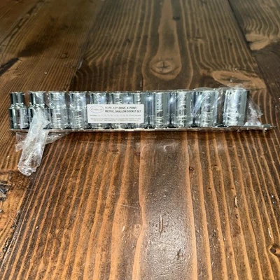 Eastwood 1/2 pulgada Drive poco profundo métrico 11 piezas Juego de enchufes acero cromo vanadio Foto 1 de 4