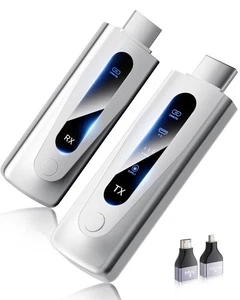 2025 Upgraded Wireless HDMI Transmitter and Receiver 328FT/100M, LED Display,... - Picture 1 of 8