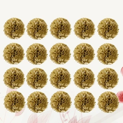  20 Pcs Birthday Party Decorations Decorative Paper Balls Kit Flower - image 1 of 4